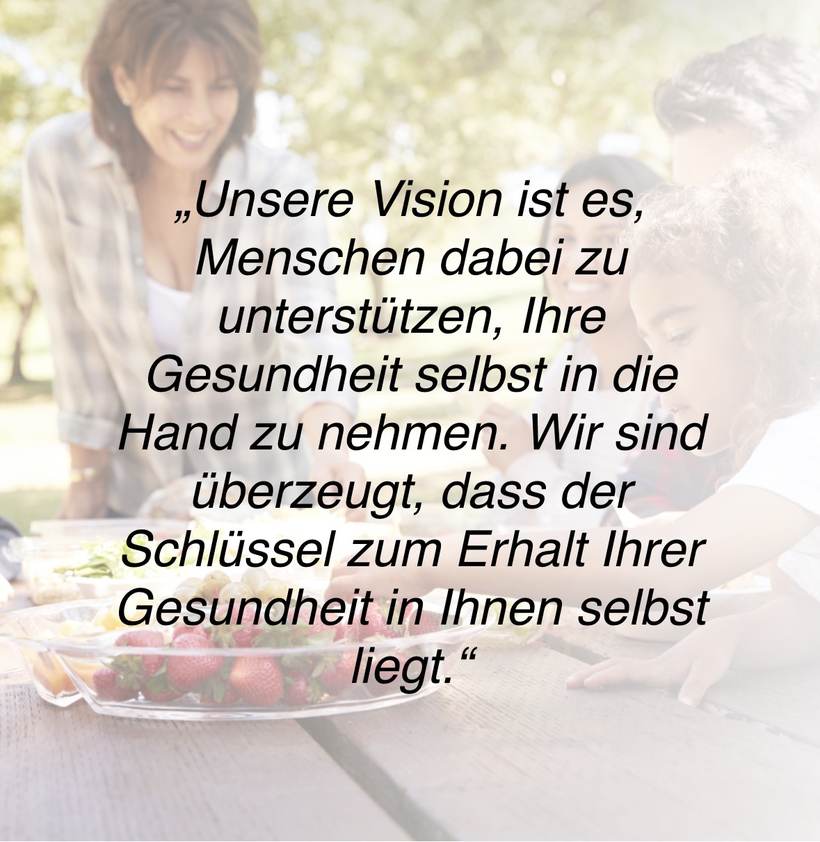 Unsere Vision – Gesundheit selbst in die Hand nehmen
